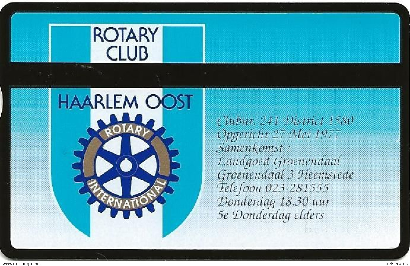 Netherlands: Ptt Telecom - 1994 404B Rotary Club Harlem Oost. Mint - Private