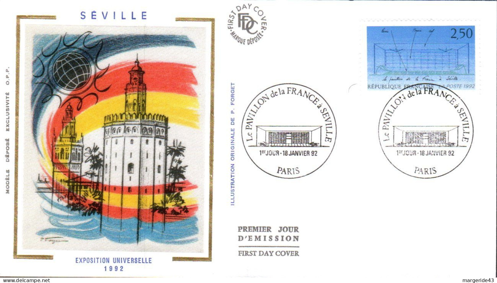 FDC 1995EXPO SEVILLE - 1990-1999