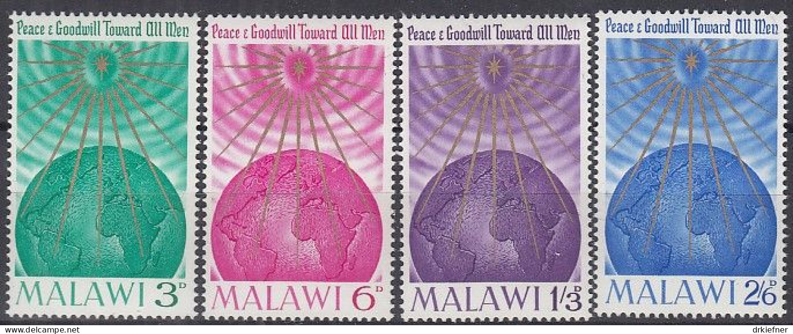 MALAWI  19-22, Postfrisch **, Weihnachten, 1964 - Malawi (1964-...)