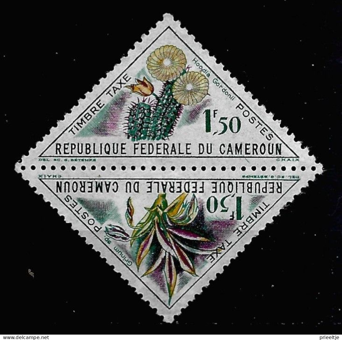 Cameroun 1963 Flora  Y.T. T39/T40 ** - Cameroon (1960-...)