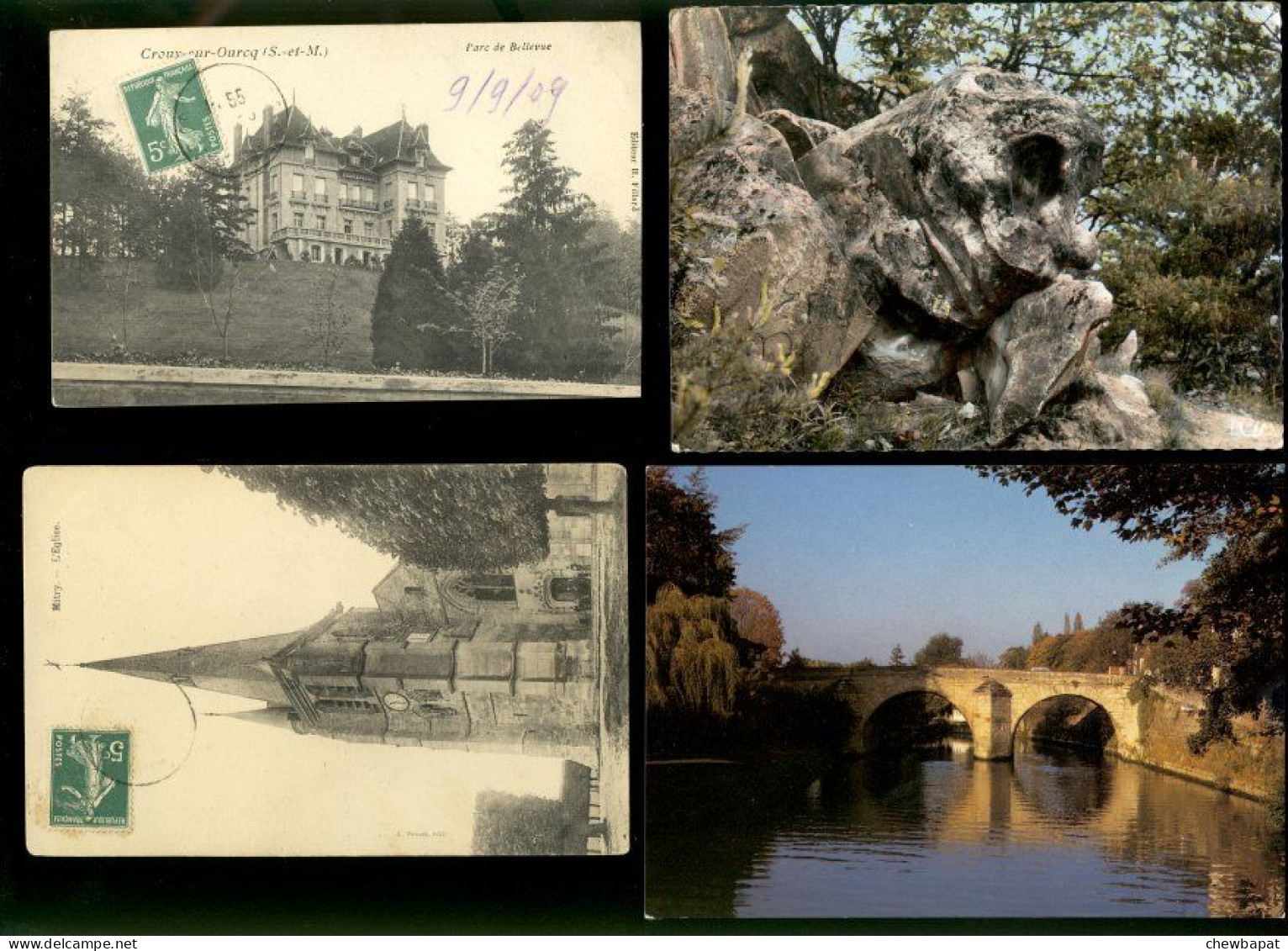 Région Ile De France - Lot De 12 Cartes Différentes - Toutes Scannées Recto Verso - 5 - 99 Postcards