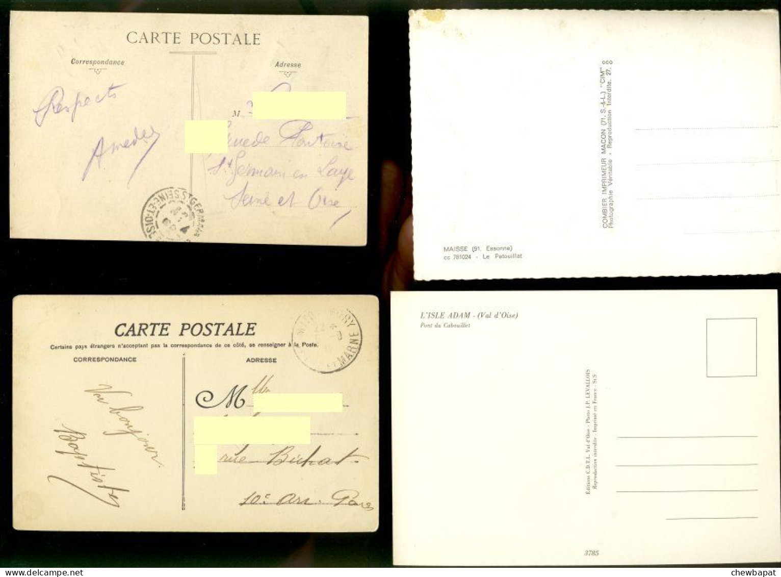 Région Ile De France - Lot De 12 Cartes Différentes - Toutes Scannées Recto Verso - 5 - 99 Cartoline