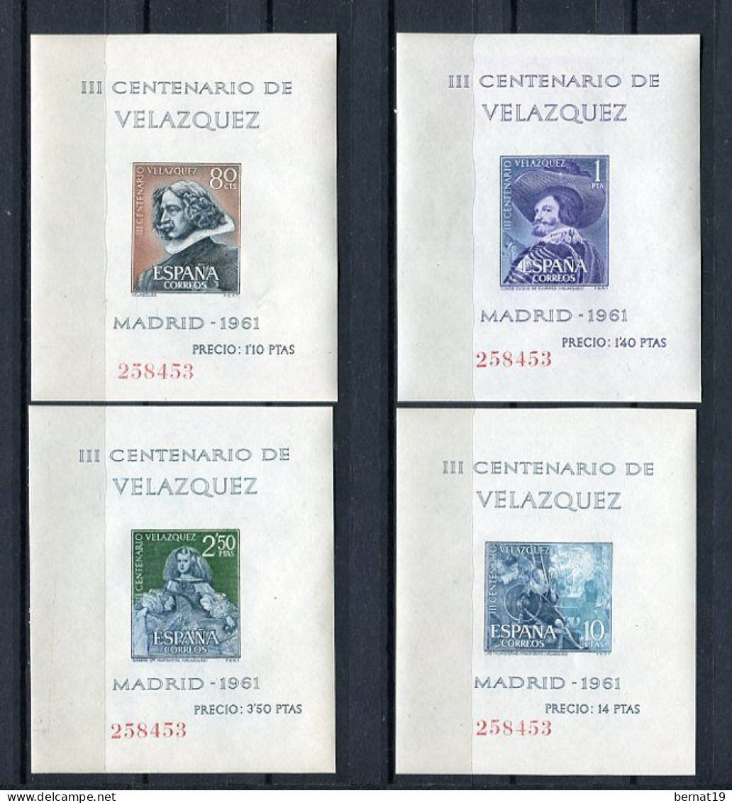 España 1961. Edifil 1344-47 IGUAL NUMERACIÓN ** MNH. - Ongebruikt