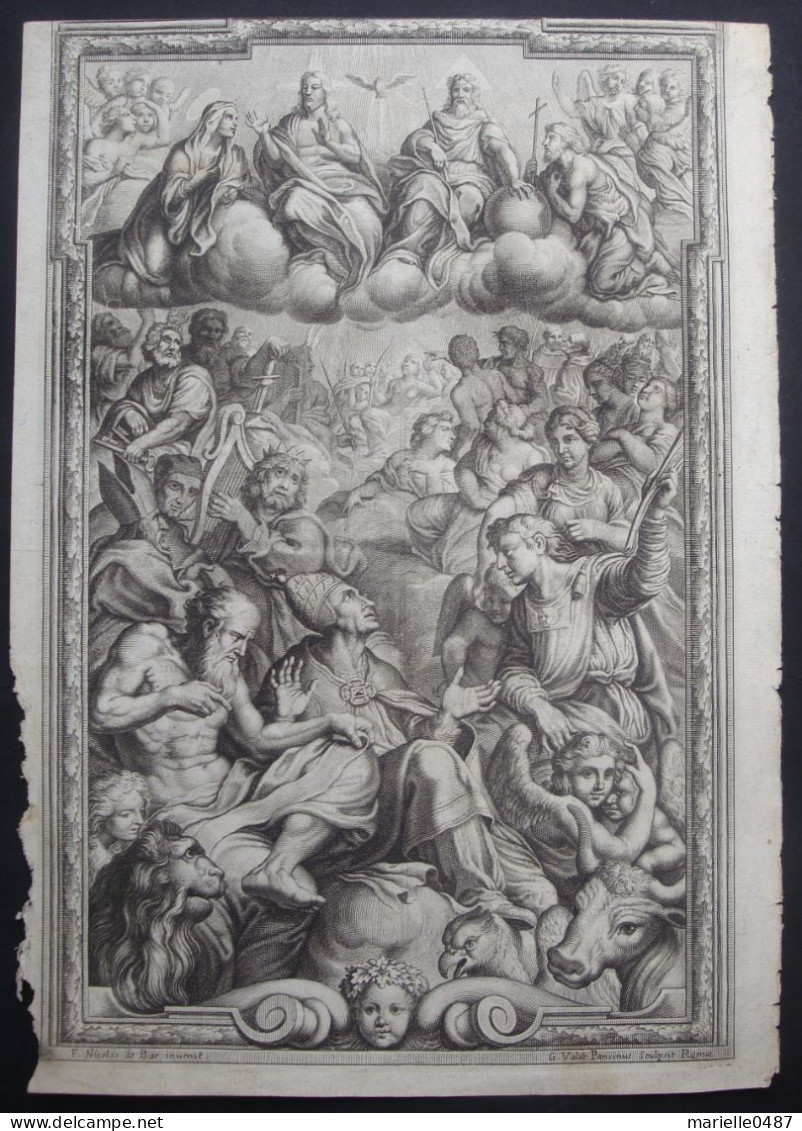 Nicolas De Bar - 1662 - Gravure Sur Cuivre - Devotion Images