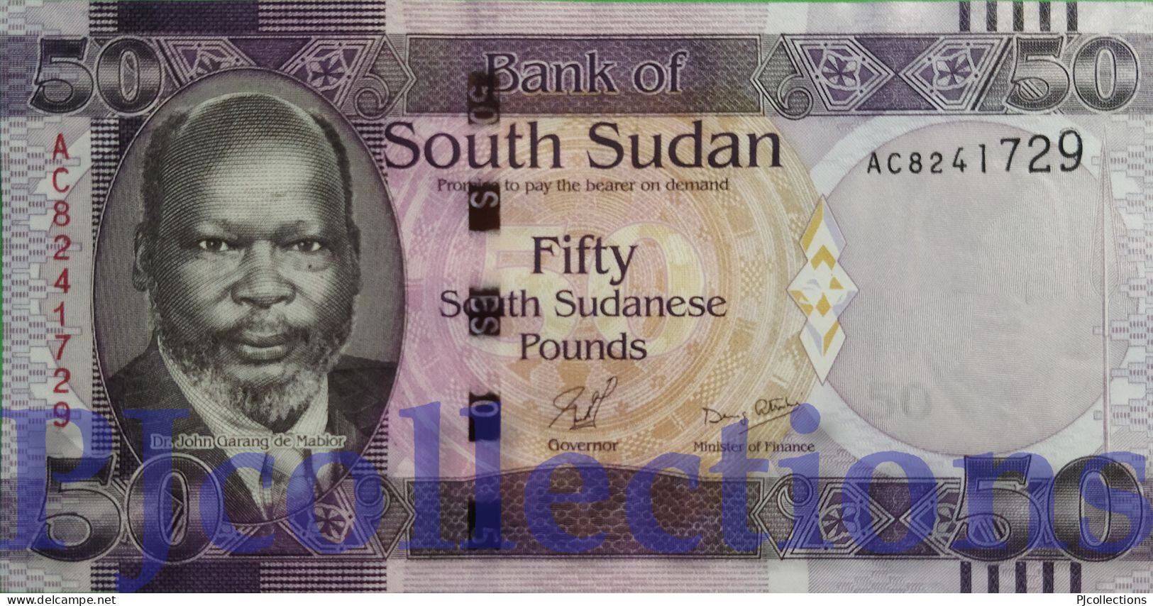 SOUTH SUDAN 50 POUNDS 2011 PICK 9 UNC - Sudán Del Sur