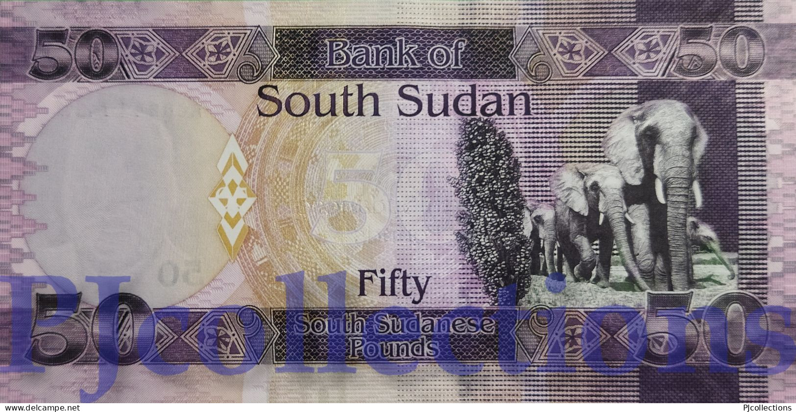 SOUTH SUDAN 50 POUNDS 2011 PICK 9 UNC - Sudan Del Sud