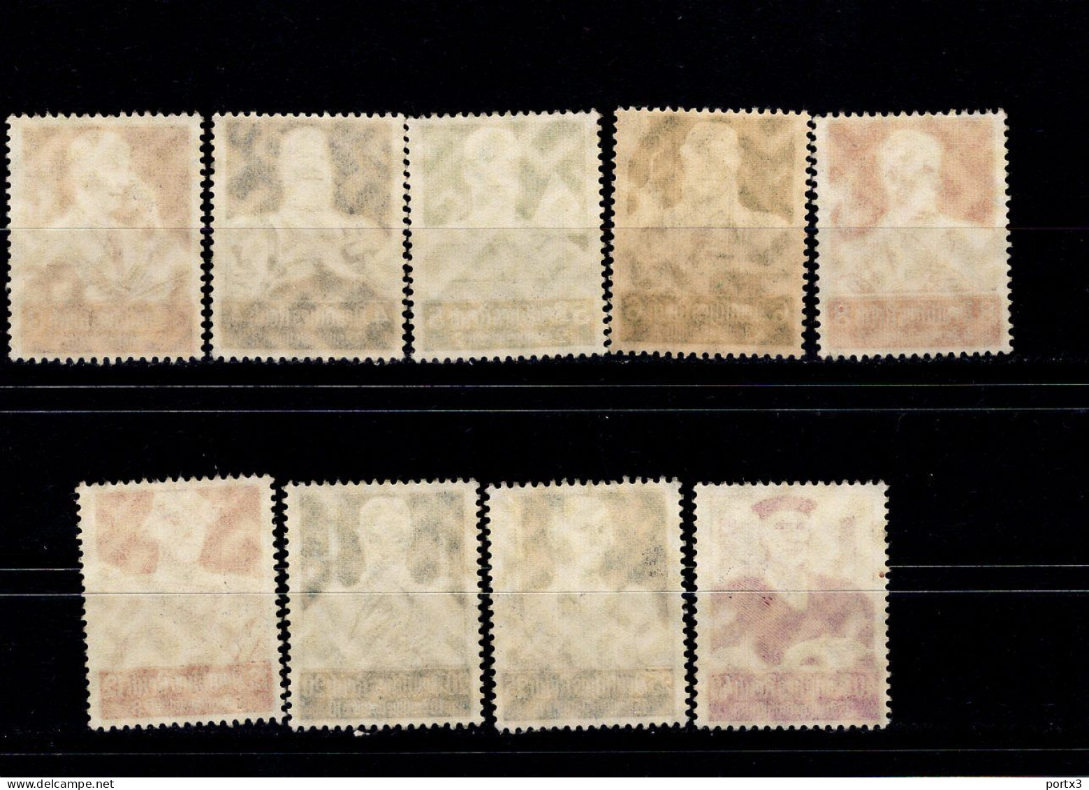 Deutsches Reich 556 - 564 Nothilfe Berufsstände MLH * Falz - Unused Stamps