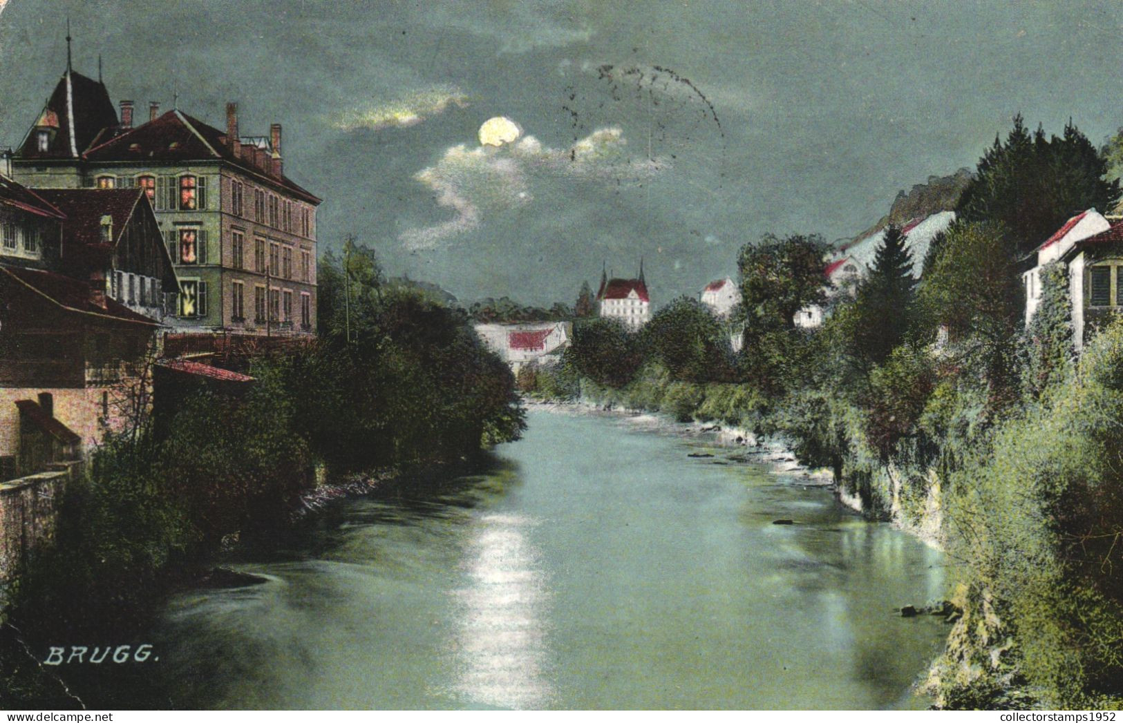 BRUGG, ARGOVIA, ARCHITECTURE, SWITZERLAND, POSTCARD - Brugg