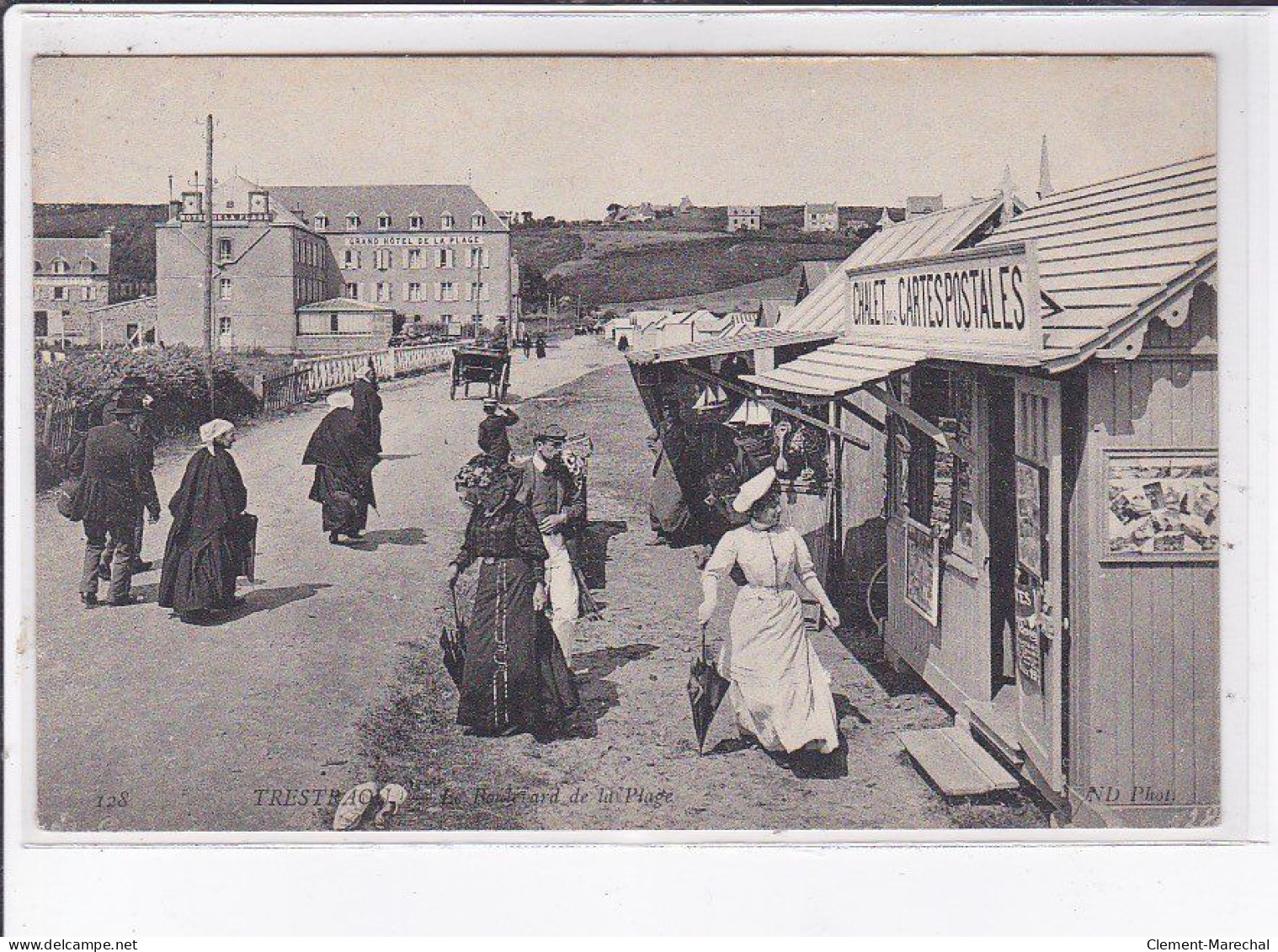 TREGASTEL: Les Boulevard De La Plage, Neurdein, Magasin De Cartes Postales - Très Bon état - Trégastel