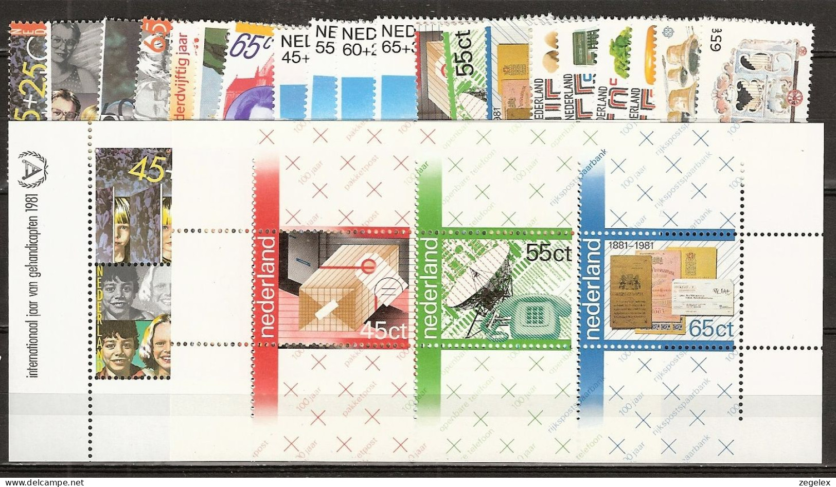 1981 Jaargang Nederland Postfris/MNH** - Volledig Jaar
