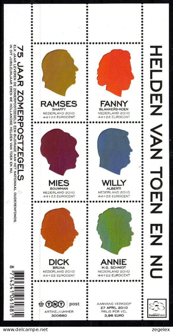 2010 Zomerzegels - Helden Van Toen En Nu NVPH 2716 MNH/**/postfris - Ungebraucht