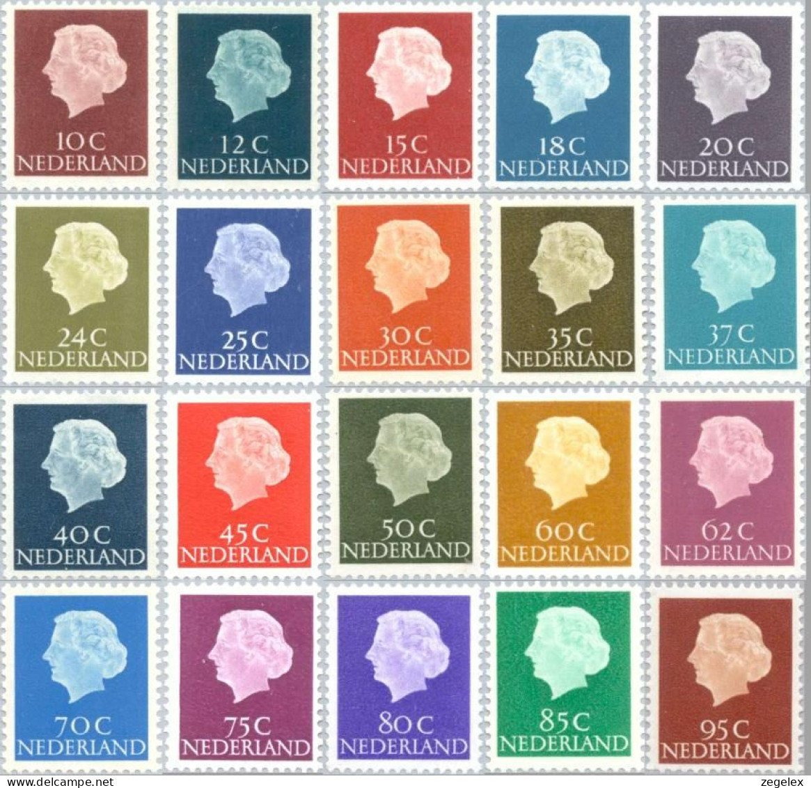 1953 Koningin Juliana NVPH 617-636 /MH/* - Unused Stamps