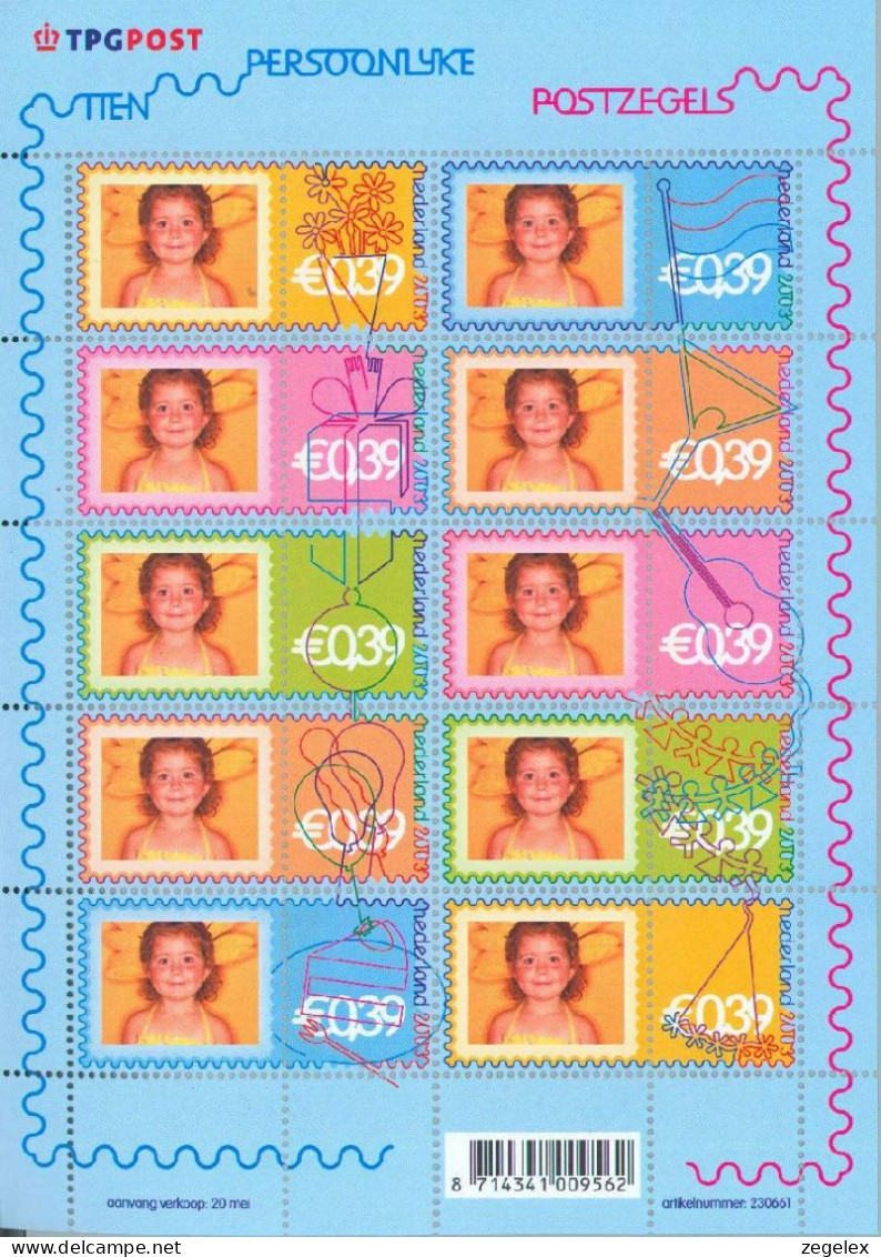 2003 Velletje Persoonlijke Postzegels- Feest NVPH V2172-2181 MNH/**/postfris  - Neufs