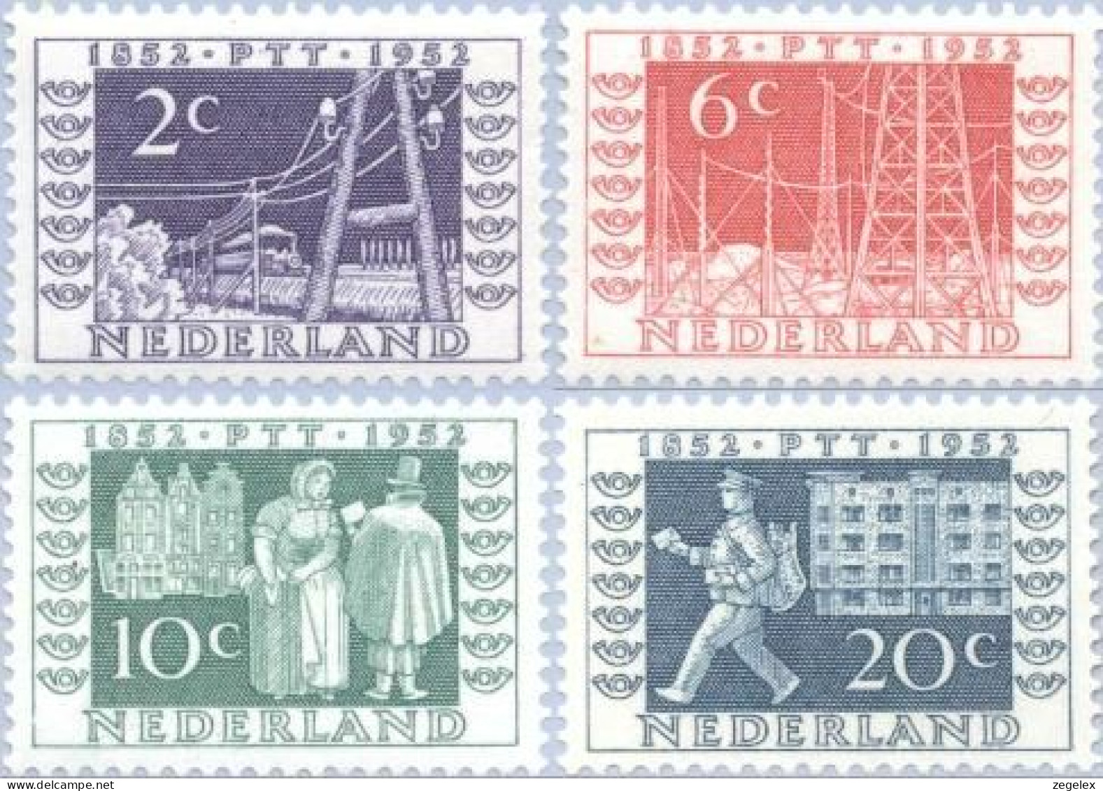 1952 Jubileum NVPH 588-591 /MH/* - Unused Stamps