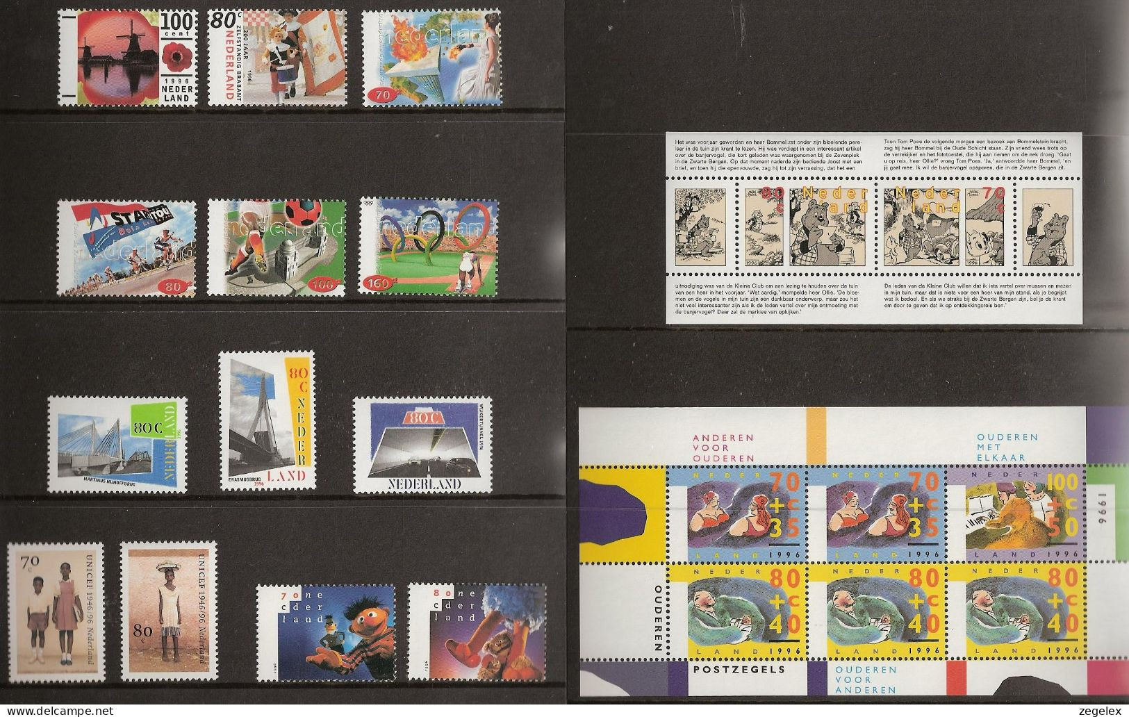 1996 Jaarcollectie PTT Post Postfris/MNH** - Volledig Jaar