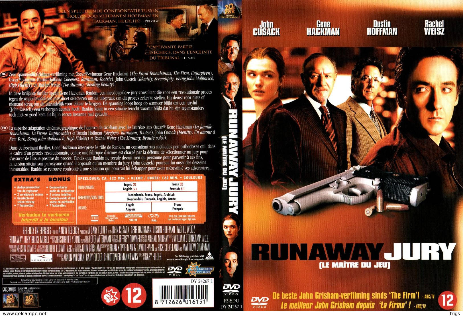 DVD - Runaway Jury - Politie & Thriller