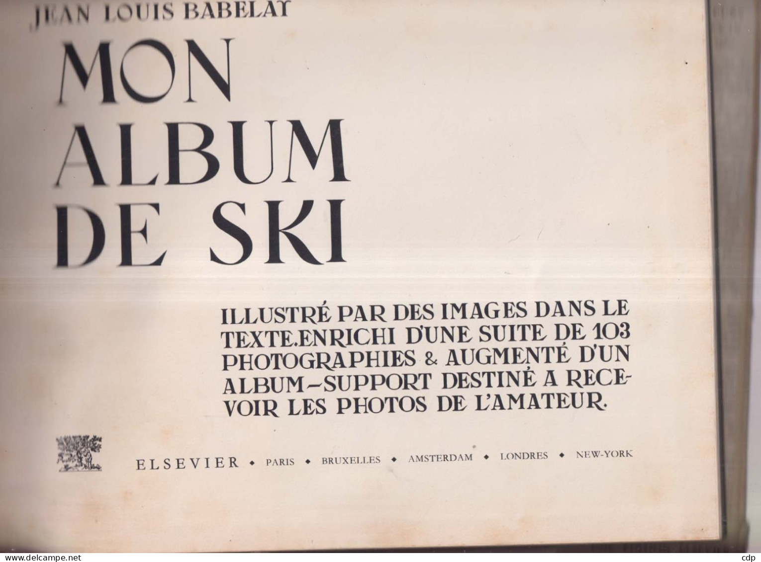 Mon Album De Ski      Jean Louis Babelay - Sport