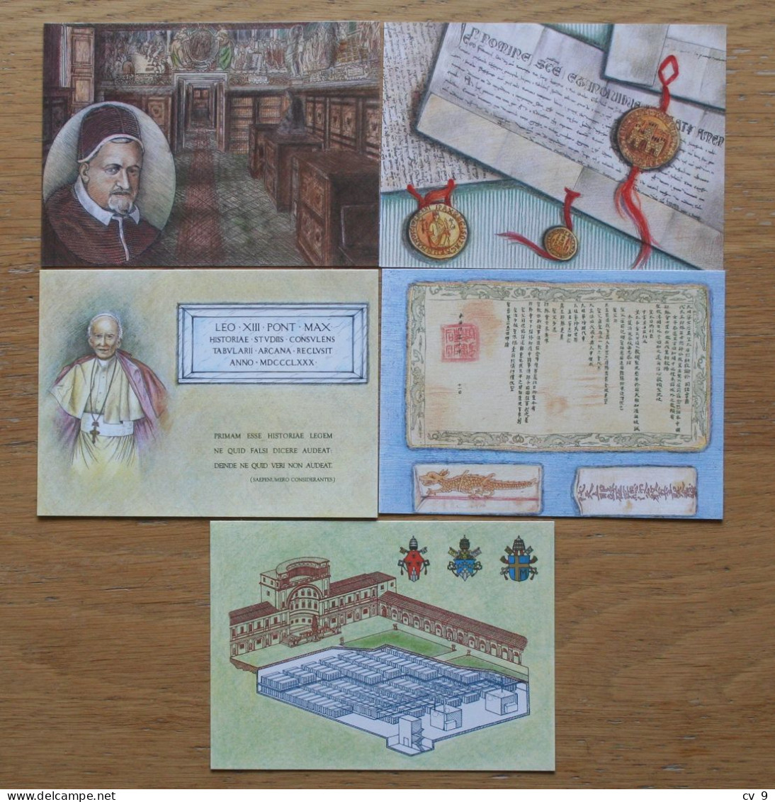 5 Postal Stationery Cards Carte Postale 1984 POSTFRIS / MNH / ** VATICANO VATICAN VATICAAN - Entiers Postaux