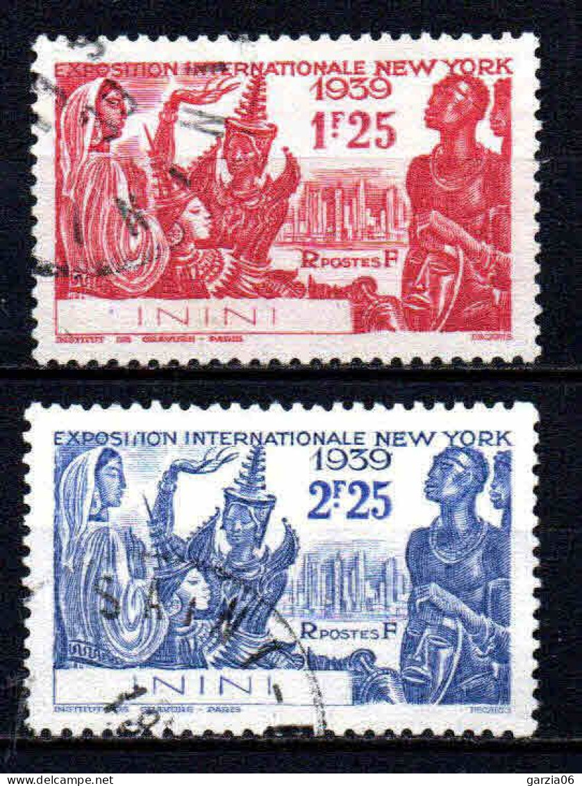 Inini  - 1939  -  Exposition Internationale De New York  - N° 29/30  - Oblit - Used - Used Stamps