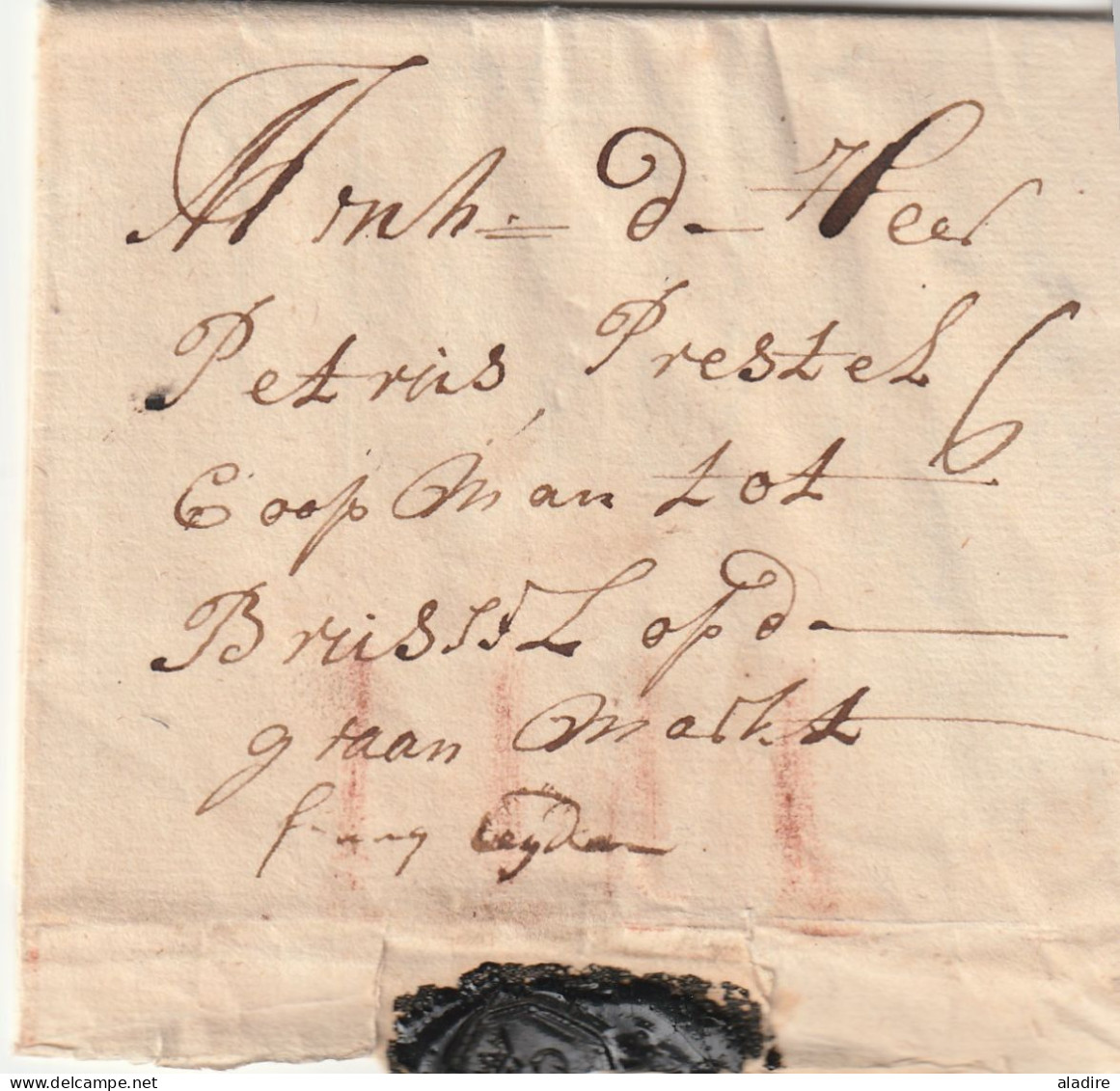 1646 / 1799 - Collection Of 5 FIVE 17th & 18th Century Letters From Netherland To France, Belgium And Italy Of Today - Collections