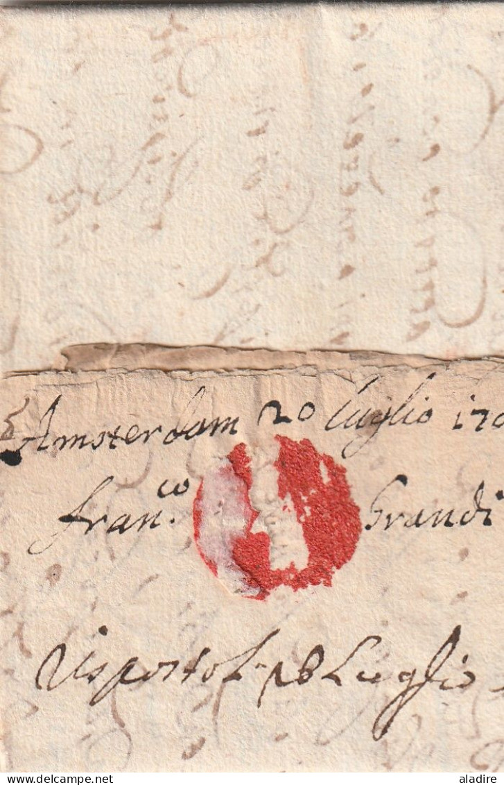 1646 / 1799 - Collection of 5 FIVE 17th & 18th century letters from Netherland to France, Belgium and Italy of today