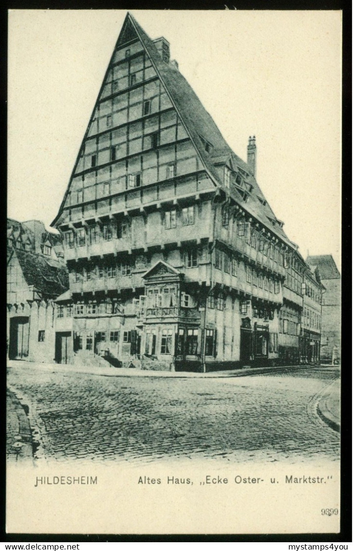 Ak Germany, Hildesheim | Altes Haus Ecke Osterstrasse Marktstrasse #ans-1978 - Hildesheim