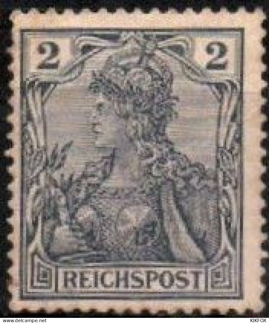 DEUTSCHES  REICH, 1900,  MI 53, GERMANIA  REICHSPOST, UNGEBRAUCHT, FALZ, CHARNIERE - Nuevos