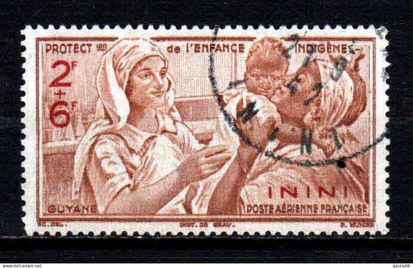 Inini  - 1942  -  Œuvres De L' Enfance  - PA 2 - Oblit - Used - Gebraucht