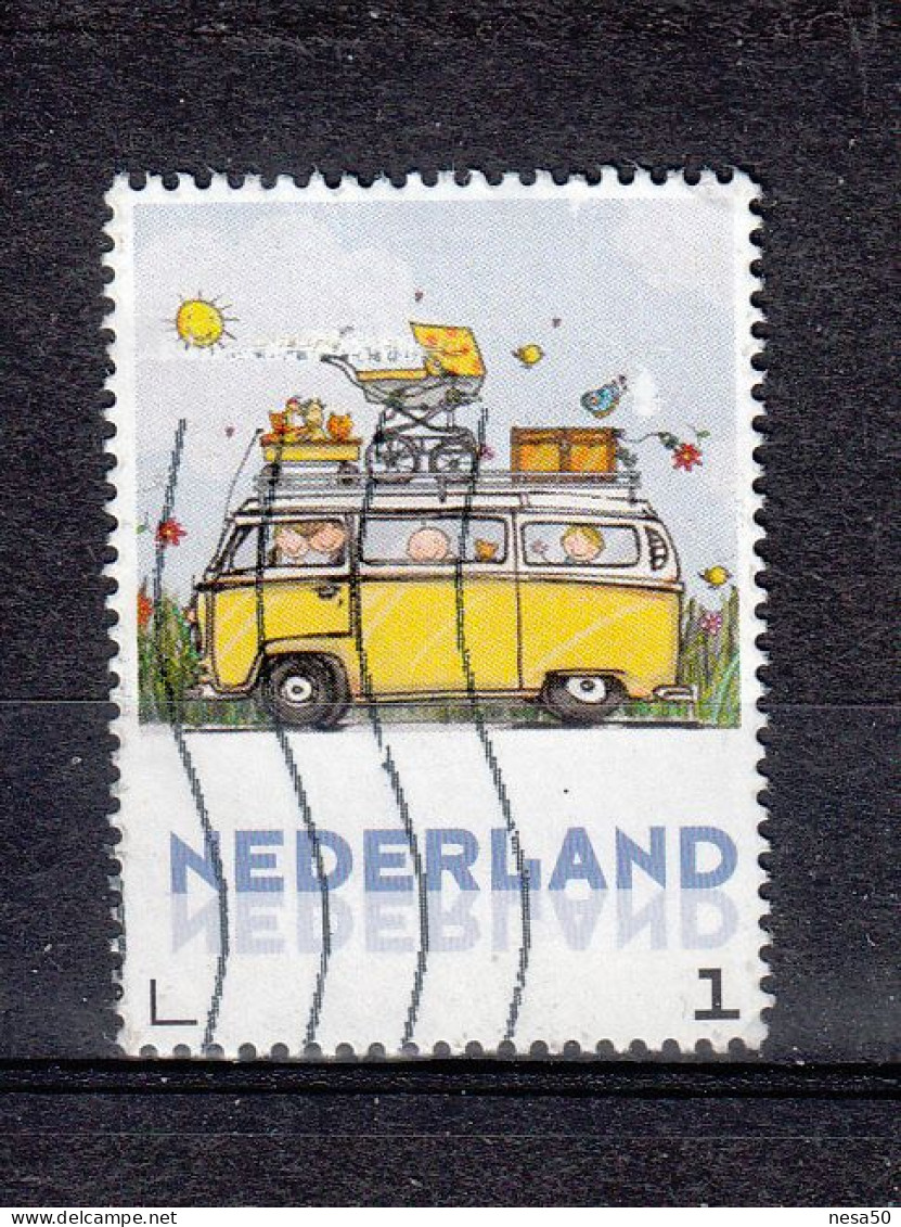 Nederland Persoonlijke:Volkswagen VW , Op Vakantie - Used Stamps