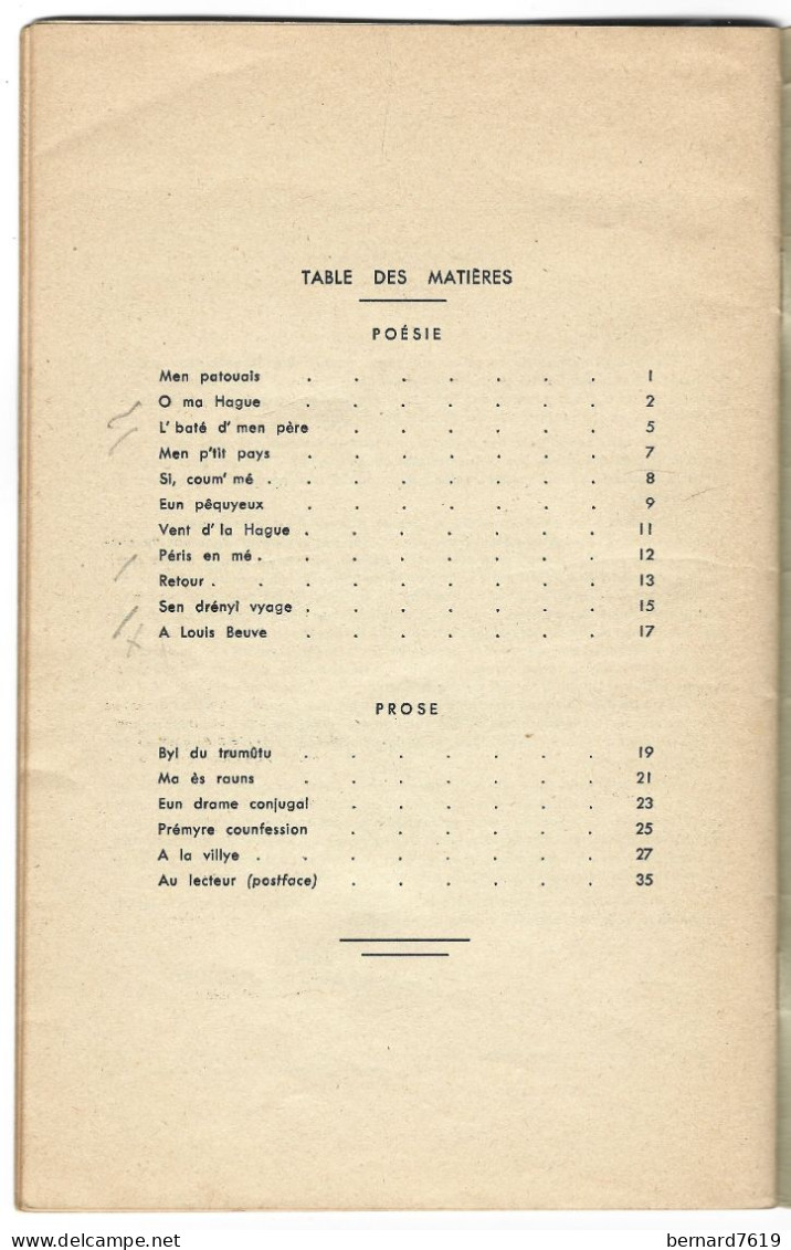 Livre  -50  Rosales - Costi Capel - Patois De La Hague - Poesie Et Prose - Normandie