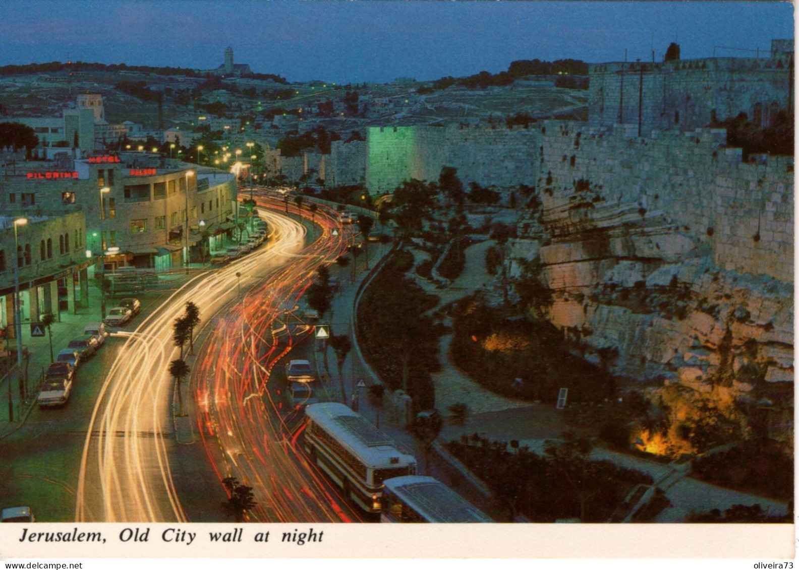 JERUSALEM - Old City Wall At Night - Israele