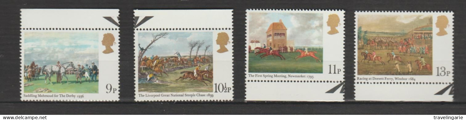 Great Britain 1979 Bicentenary Epsom Derby With Selvage MNH ** - Chevaux