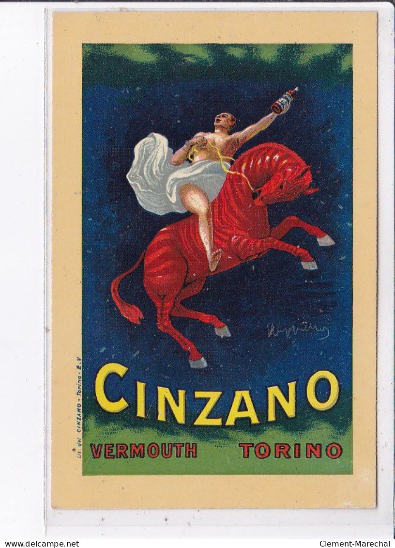 PUBLICITE : Leonetto CAPPIELLO - Le Vermouth Cinzano - Très Bon état - Advertising