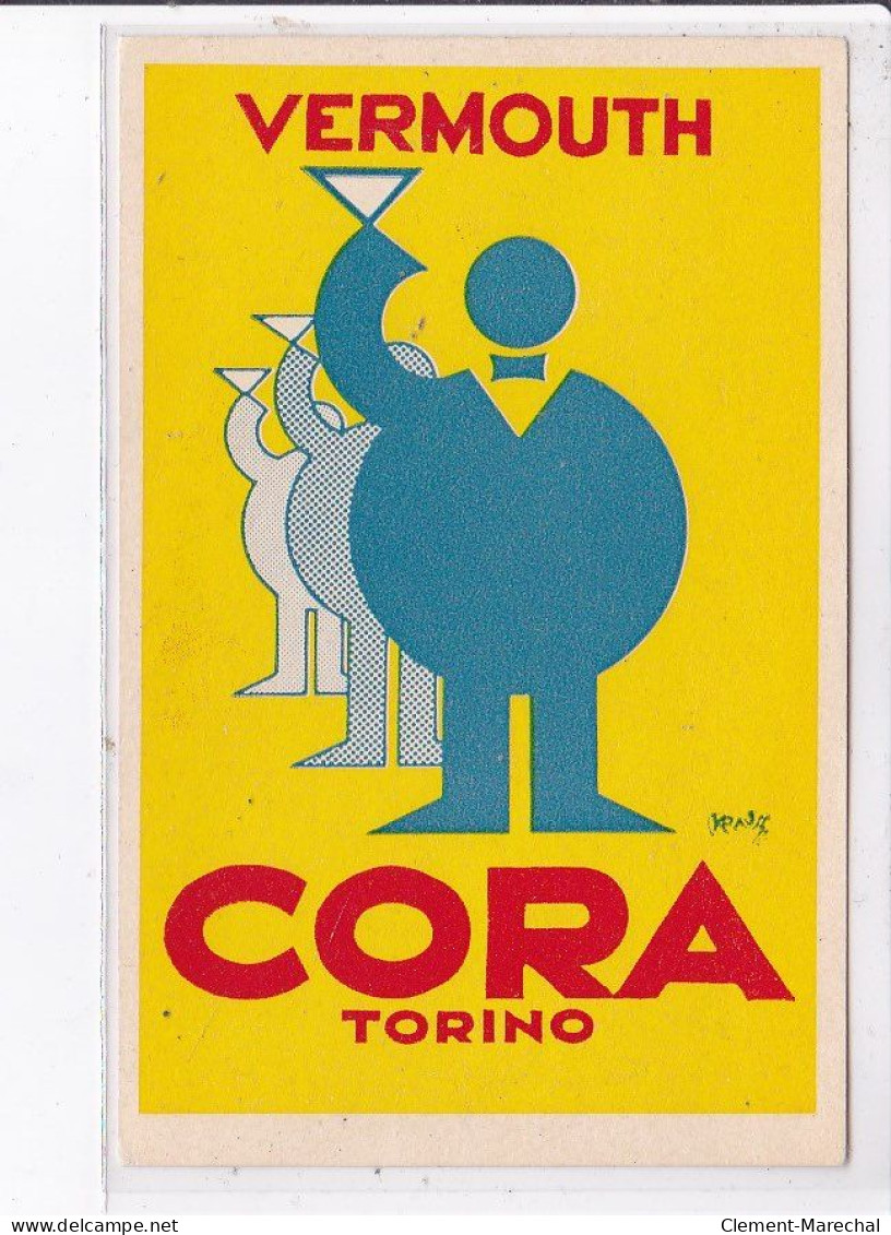 PUBLICITE : Le Vermouth Cora A Torino - Très Bon état - Advertising