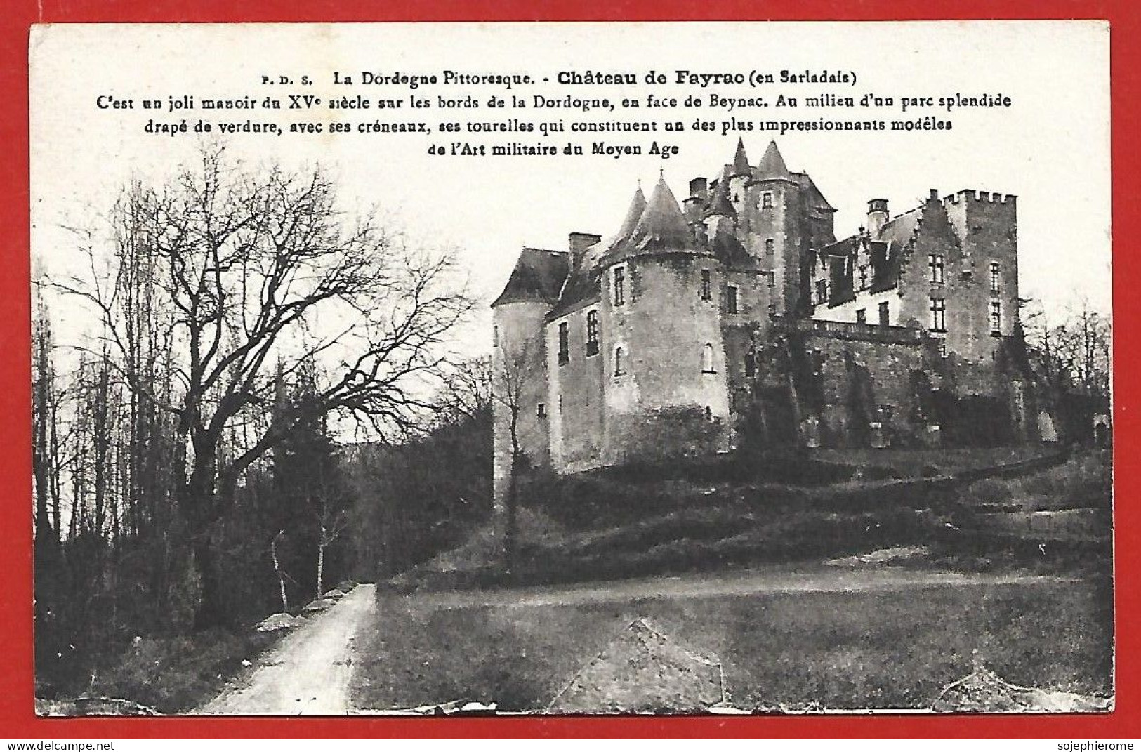 Castelnaud-la-Chapelle (24) Château De Fayrac 2scans - Autres & Non Classés