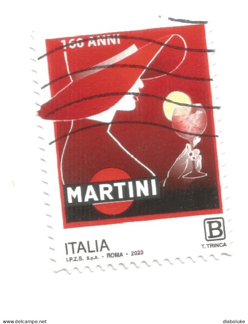 (REPUBBLICA ITALIANA) 2023, MARTINI - Serie Di 1 Francobollo Usato - 2021-...: Usados