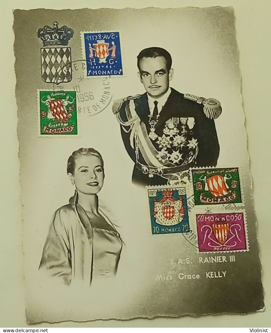 Monaco-S.A.S. RAINER III , Miss Grace KELLY-1956. - Other & Unclassified