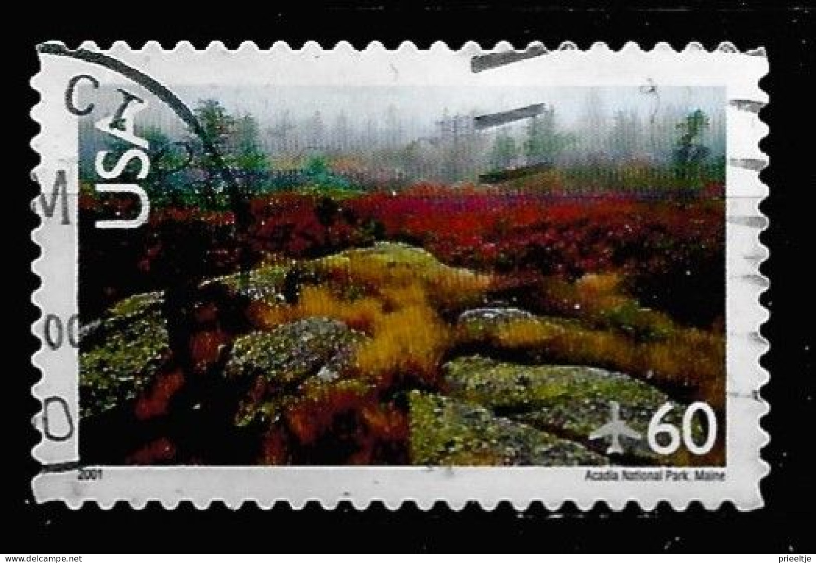 USA 2001 Acadia National Park  Y.T.  A130 (0) - Used Stamps