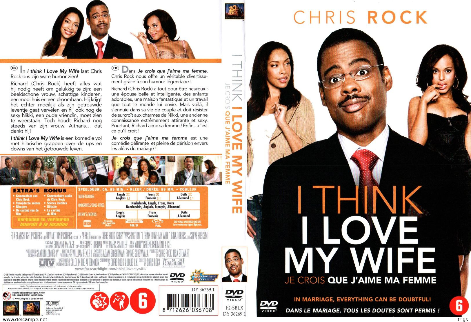 DVD - I Think I Love My Wife - Cómedia