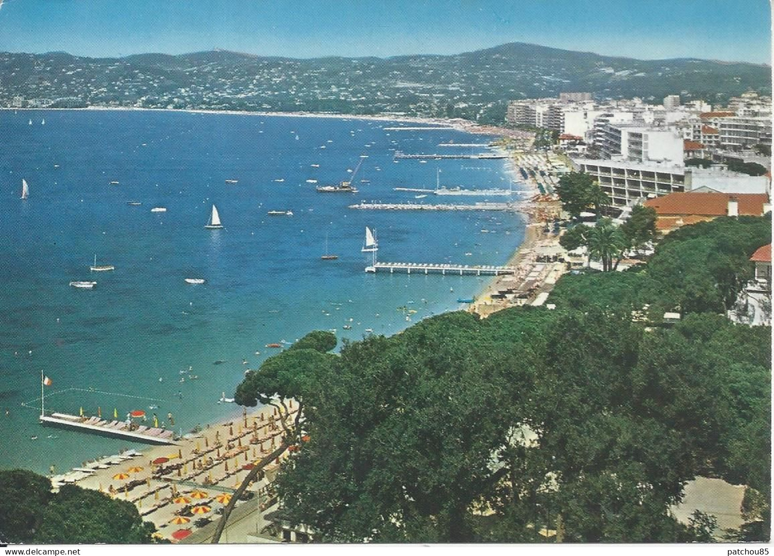 CPM  France Provence Côte D’Azur  06  Alpes-Maritimes   Juan Les Pins  Vue Générale 21-6-1974 - Juan-les-Pins