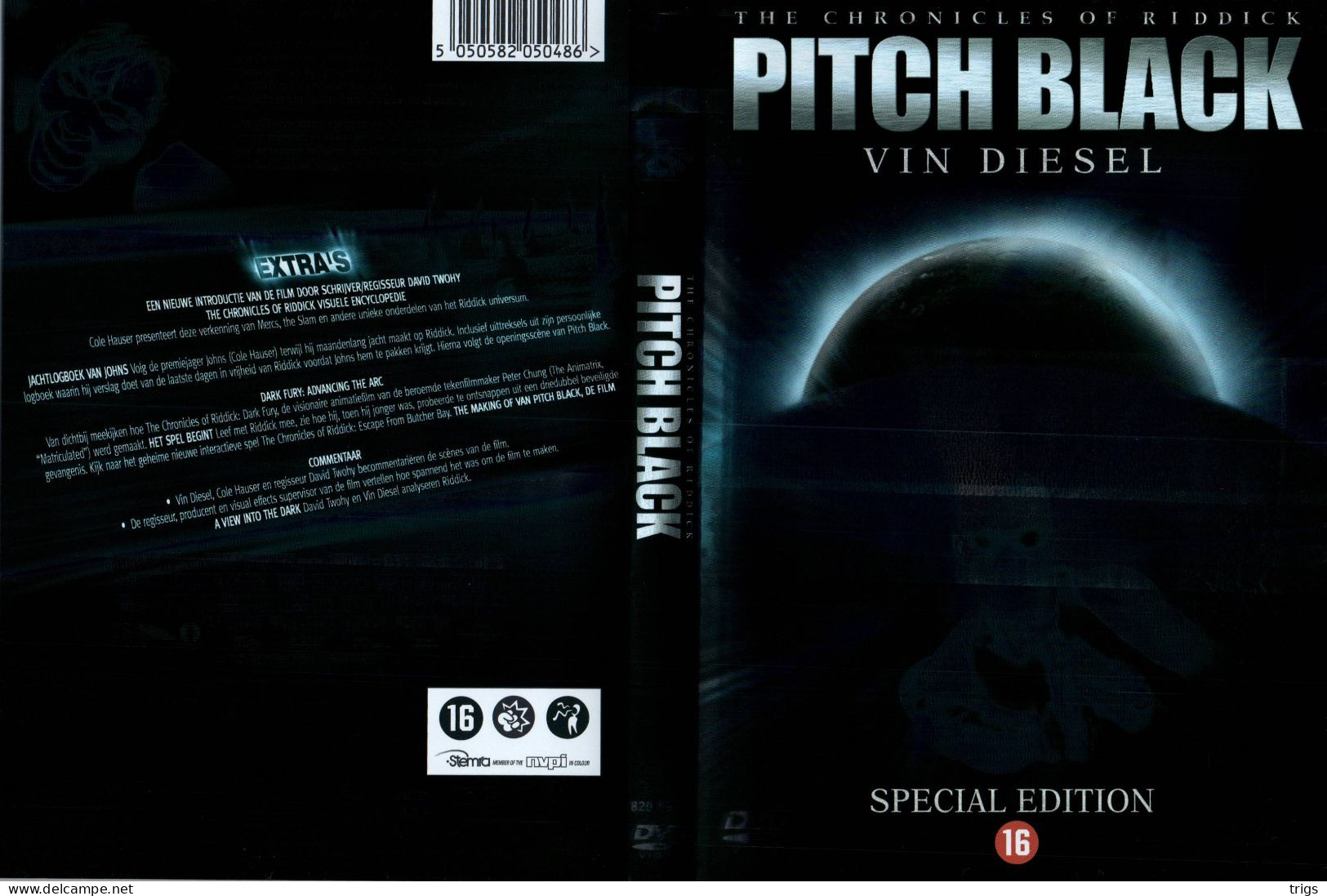 DVD - The Chronicles Of Riddick: Into Pitch Black - Ciencia Ficción Y Fantasía