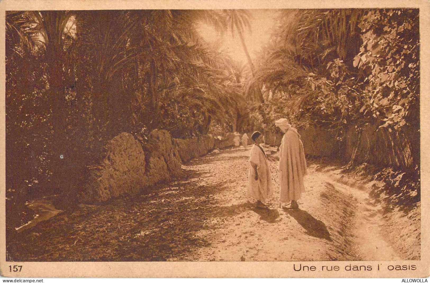 26884 " UNA RUE DANS L'OASIS " ANIMÉ-VERA FOTO -CART.POST. SPED.1922 - Libia