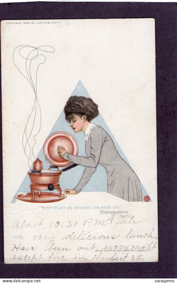 "Such Stuff As Dreams Are Made Of"1910s - Antique Fantasy Postcard - Märchen, Sagen & Legenden