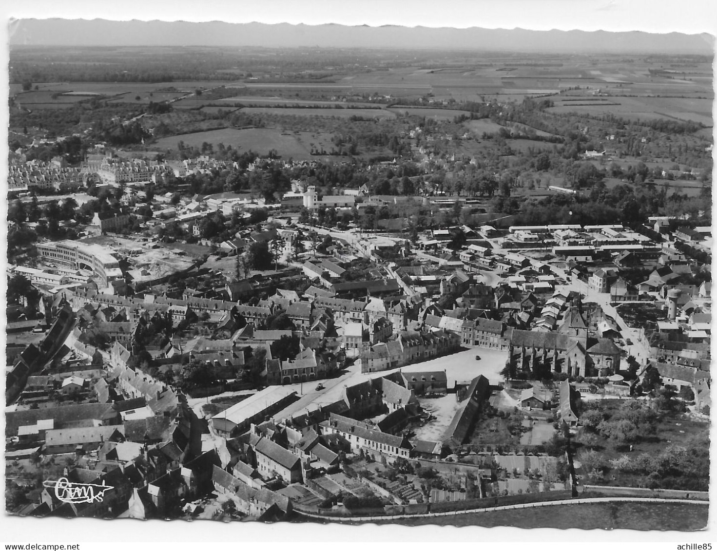 Falaise, Aérienne,, Guibray ,Ecole, Eglise - Falaise