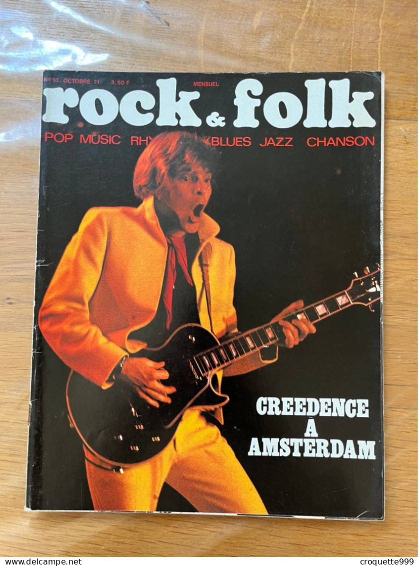 1971 ROCK FOLK 57 Creedence A Amsterdam Gong Weeley James Taylor Jimi Hendrix - Musique