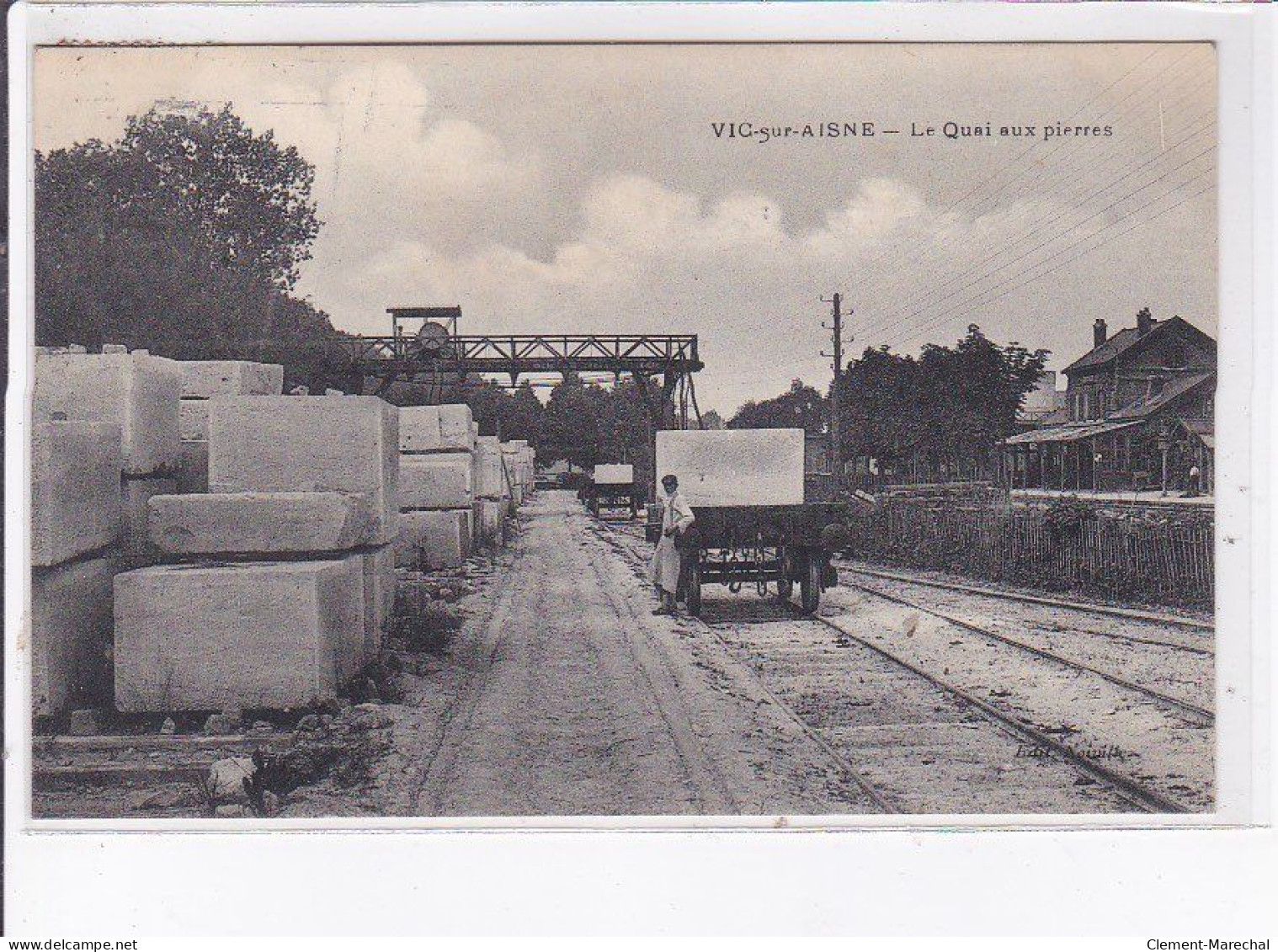 VIC-sur-AISNE: Le Quai Aux Pierres - Très Bon état - Vic Sur Aisne