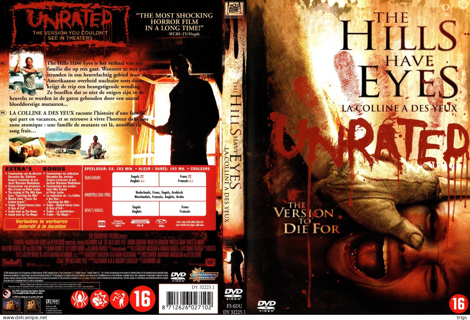 DVD - The Hills Have Eyes - Horreur