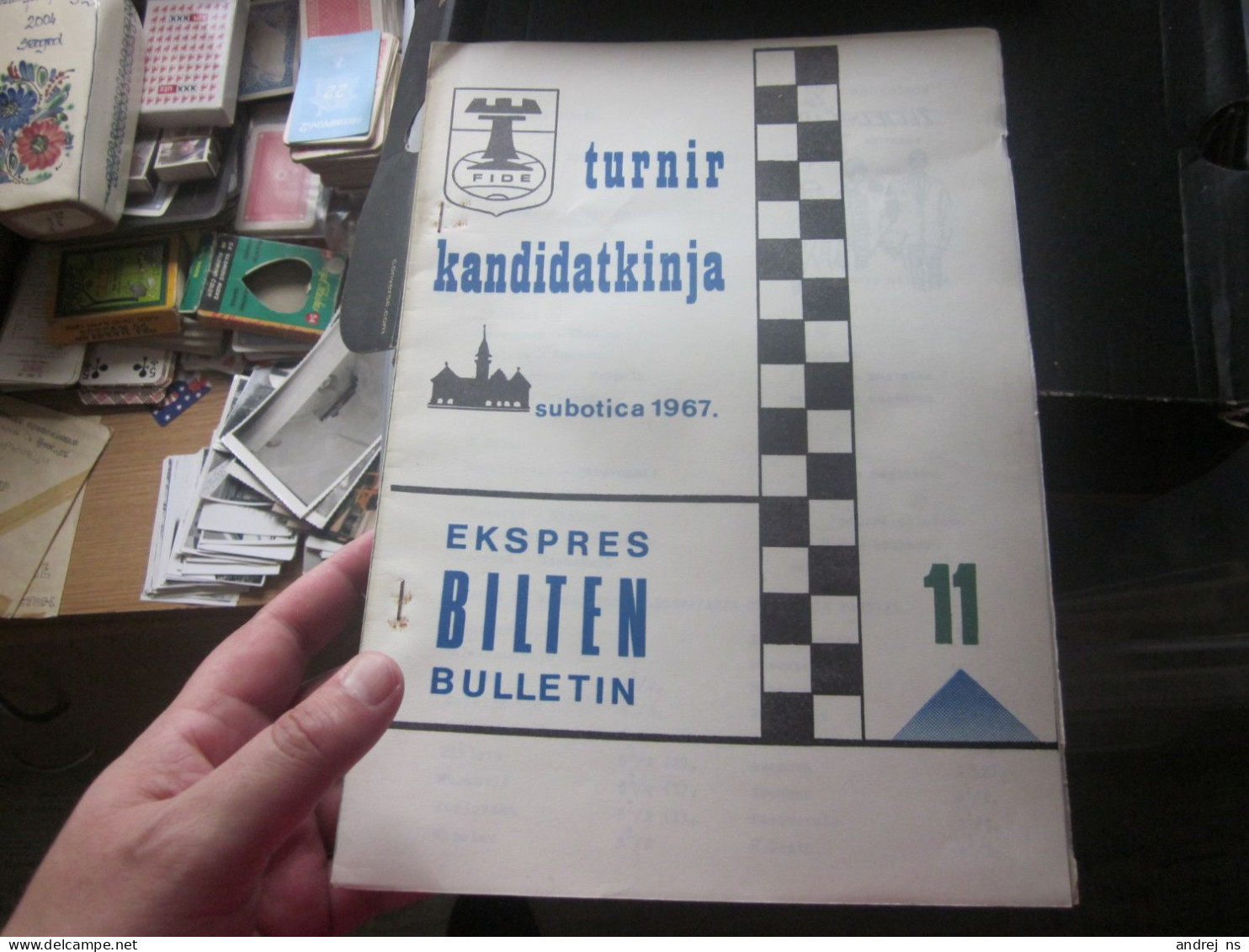 Chess Ekspres Bilten Bulletin Subotica Szabadka 1967 - Programme