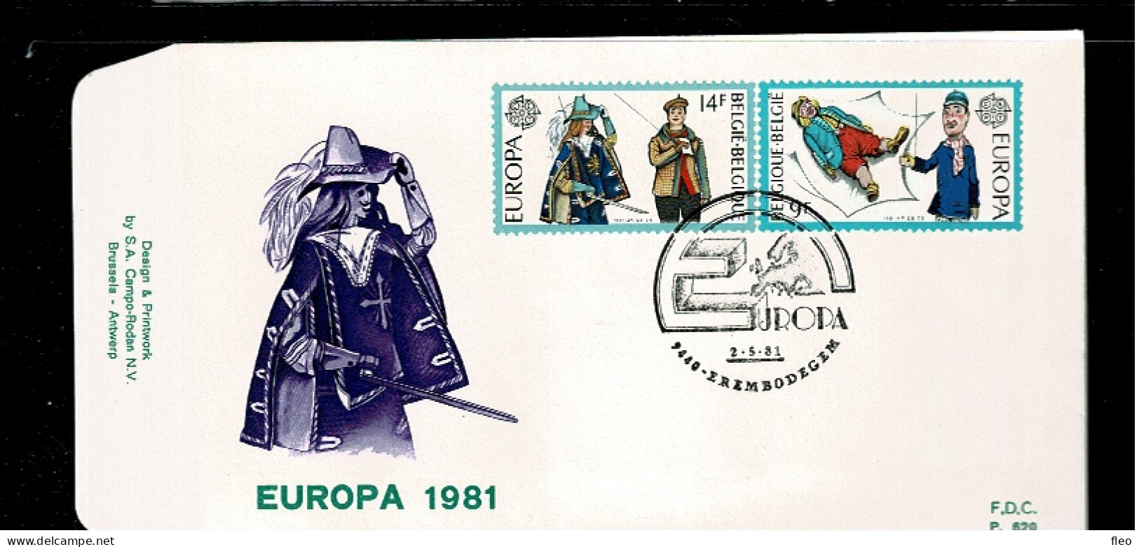 1981 2006/2007 FDC  (Erembodegem): " EUROPA " - 1971-1980