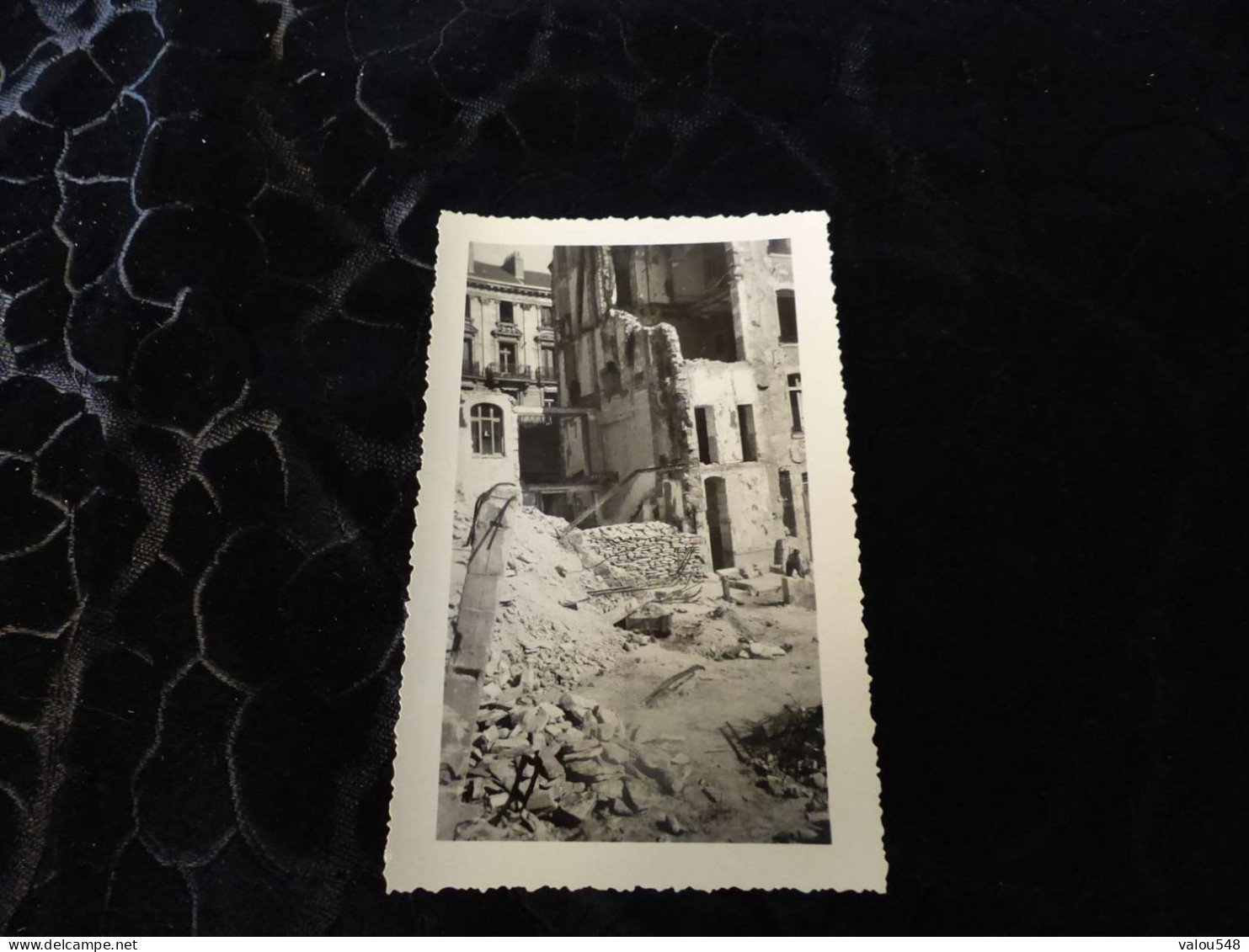 P-351 , Photo , Saint Nazaire En Ruine Après Les Bombardements,  Juillet 1945 - Lieux